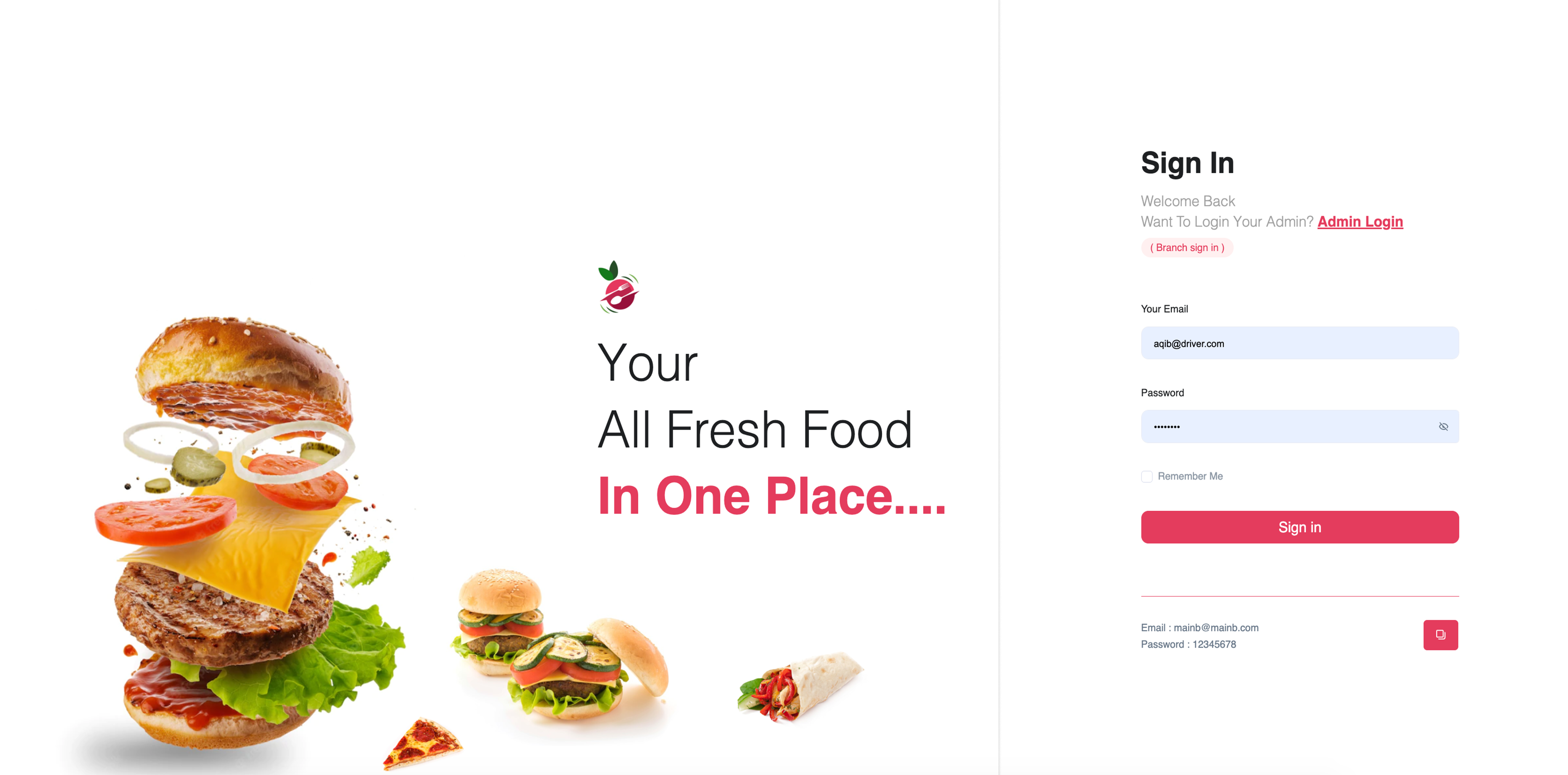 Hungers Branch Panel — multi-location management